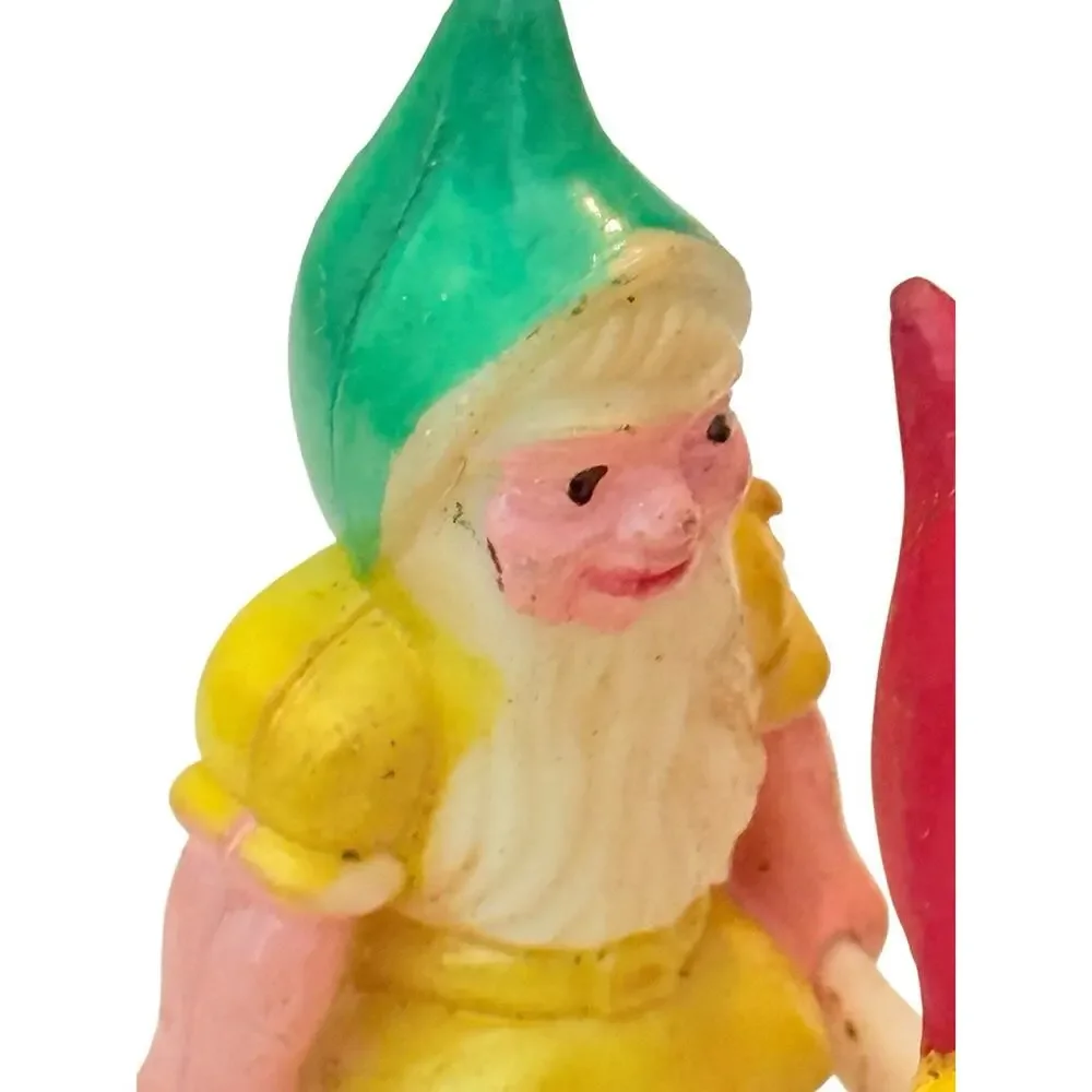 Vtg Snow White +6 Dwarfs Mini Figurines Cake Topper Decorations Birthday